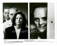 6r611 SILENCE OF THE LAMBS 8x10 still '90 Jodie Foster, Anthony Hopkins, Scott Glenn, split image!