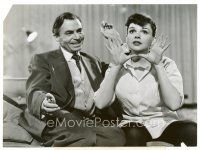 6r634 STAR IS BORN 7x9.5 still '54 Judy Garland in classic pose with James Mason!