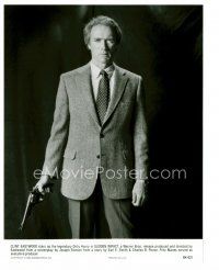 6r644 SUDDEN IMPACT 7.5x9.5 still '83 waist high portrait of Clint Eastwood as Dirty Harry w/gun!