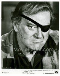 6r685 TRUE GRIT 7.75x9.75 still '69 close up of John Wayne as Rooster Cogburn scowling!