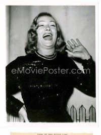 6r706 VERONICA LAKE 7x9.25 news photo '63 great laughing portrait when she appeared on Broadway!