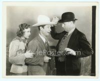6r739 YOU SAID A MOUTHFUL 8x10 still '32 Ginger Rogers watches Joe E. Brown hold gun on man!
