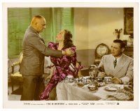 6r012 I WAS AN ADVENTURESS color 8x10 still '40 von Stroheim grabs Zorina & Peter Lorre watches!