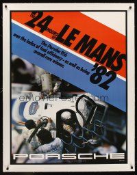 6s239 24 HOURS OF LE MANS '82 linen German special 30x40 '82 Porsche 956 won with fuel efficiency!