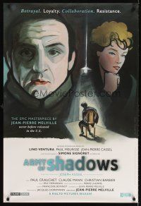 6t200 ARMY OF SHADOWS 1sh '06 Jean-Pierre Melville's L'Armee des ombres, Kimura artwork!