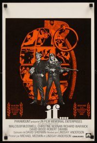 6t369 IF Belgian '69 introducing Malcolm McDowell, cool grenade artwork!