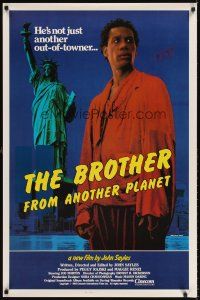 6t203 BROTHER FROM ANOTHER PLANET 1sh '84 John Sayles, alien Joe Morton & Statue of Liberty!