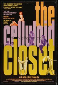 6t204 CELLULOID CLOSET 1sh '96 documentary about homosexuals in Hollywood!