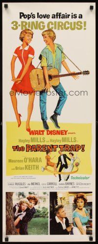 6t192 PARENT TRAP insert R68 Disney, Hayley Mills, Maureen O'Hara, Brian Keith!