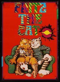 6t402 FRITZ THE CAT Japanese '73 Ralph Bakshi sex cartoon, he's x-rated and animated!