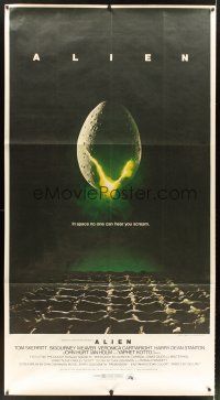 6w082 ALIEN int'l 3sh '79 Ridley Scott outer space sci-fi classic, cool hatching egg image!