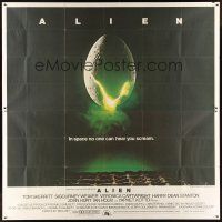 6w078 ALIEN int'l 6sh '79 Ridley Scott outer space sci-fi monster classic, cool hatching egg image!