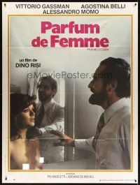 6w129 SCENT OF A WOMAN French 1p '76 Vittorio Gassman, sexy naked Agonstina Belli!