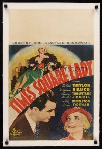 6w100 TIMES SQUARE LADY linen WC '35 Robert Taylor tries to swindle Bruce, but redeems himself!