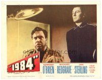 6x167 1984 LC '56 Michael Redgrave interrogates Edmond O'Brien, George Orwell classic story!