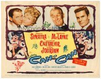 6x045 CAN-CAN TC '60 Frank Sinatra, Shirley MacLaine, Maurice Chevalier!