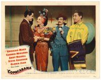 6x276 COPACABANA LC #4 '47 Groucho Marx, Carmen Miranda, Andy Russell, Steve Cochran