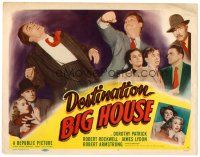 6x054 DESTINATION BIG HOUSE TC '50 Dorothy Patrick, Robert Rockwell, James Lydon, Robert Armstrong