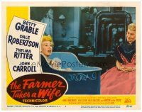 6x335 FARMER TAKES A WIFE LC #2 '53 Thelma Ritter watches naked Betty Grable singing in bath!