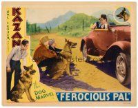 6x337 FEROCIOUS PAL LC '34 great image of Kazan the Wonder Dog with boys talking to man in car!