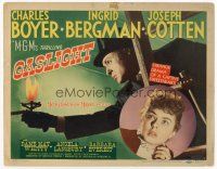 6x073 GASLIGHT TC '44 classic suspense thriller starring Ingrid Bergman & Charles Boyer!