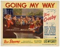 6x377 GOING MY WAY LC #4 '44 Rise Stevens, McHugh & Bonanova watch Bing Crosby & kids sing!