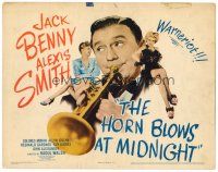 6x089 HORN BLOWS AT MIDNIGHT TC '45 Jack Benny is an angel playing a trumpet to end the world!