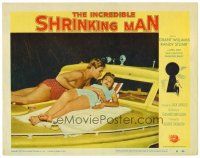 6x435 INCREDIBLE SHRINKING MAN LC #2 '57 Grant Williams & April Kent on the boat before he shrank!
