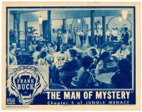 6x451 JUNGLE MENACE chapter 5 LC '37 cool border art, Frank Buck & The Man of Mystery!