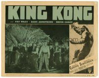 6x458 KING KONG LC #1 R52 Robert Armstrong, Bruce Cabot & lots of men face down natives!