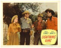 6x471 LIGHTNING GUNS LC #2 '50 Jock Mahoney & Edgar Dearing w/ Charles Starrett as the Durango Kid!