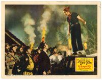 6x474 LITTLE OLD NEW YORK LC '40 Fred MacMurray with cool cap stands above crowd of men!