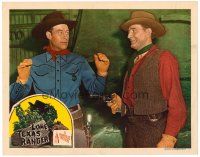 6x477 LONE TEXAS RANGER LC '45 bad guy gets the drop on Wild Bill Elliott as Red Ryder!
