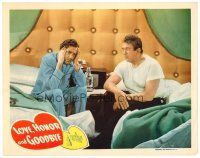 6x486 LOVE, HONOR & GOODBYE LC '45 Victor McLaglen & Edward Ashley wake up with giant hangovers!
