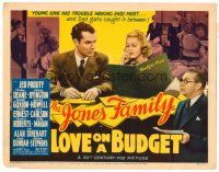6x097 LOVE ON A BUDGET TC '37 Jones Family, dad helps newlyweds having trouble makings ends meet!
