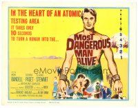 6x103 MOST DANGEROUS MAN ALIVE TC '61 it took 10 seconds of atomic testing to change Ron Randell!