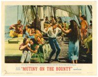 6x519 MUTINY ON THE BOUNTY LC #7 '62 after the mutiny, the crew drinks & dances!