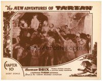 6x533 NEW ADVENTURES OF TARZAN chapter 10 LC '35 angry Guatemalans charge Herman Brix & others!