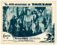 6x535 NEW ADVENTURES OF TARZAN chapter 11 LC '35 Herman Brix surrounded by expeedition members!