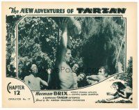 6x537 NEW ADVENTURES OF TARZAN chapter 12 LC '35 mighty Herman Brix amazes natives with his strength