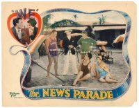 6x541 NEWS PARADE LC '28 Nick Stuart & Sallpy Phipps in swimsuits at the beach!
