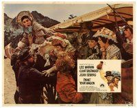 6x566 PAINT YOUR WAGON LC #1 '69 scruffy men unload mail order brides from wagon!
