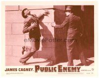 6x589 PUBLIC ENEMY LC #3 R54 James Cagney watches best friend Edward Woods get shot on street!