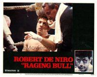 6x597 RAGING BULL LC #3 '80 Martin Scorsese, Robert De Niro as boxer Jake LaMotta in his corner!