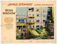 6x607 REAR WINDOW LC #1 '54 Hitchcock, classic image of courtyard as seen from Stewart's window!