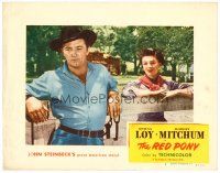 6x615 RED PONY LC #2 '49 Robert Mitchum is Myrna Loy's ranch hand, written by John Steinbeck!