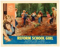 6x617 REFORM SCHOOL GIRL LC #8 '57 great close up of bad girls catfighting in the dirt!