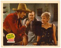 6x624 RIDE ON VAQUERO LC '41 c/u of Cesar Romero as the Cisco Kid with Mary Beth Hughes & Demarest