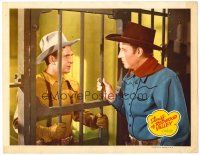 6x661 SHERIFF OF REDWOOD VALLEY LC '46 Wild Bill Elliot visits Bob Steele in jail cell!