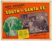 6x140 SOUTH OF SANTA FE TC '42 Roy Rogers, image of gangsters in the wild west!